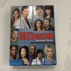 Greys anatomy complete 3rd season dvd’s